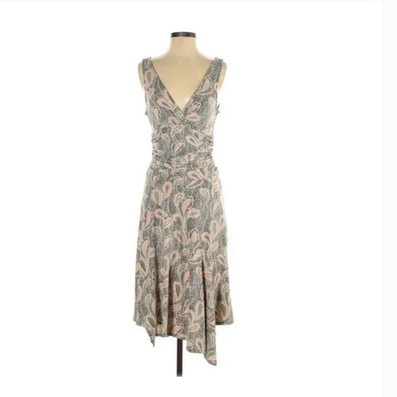BCBGMaxAzria Dresses & Skirts - BCBGMAXAZRIA Sleeveless V Neck Wrap Dress XS